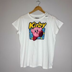 New Kirby Kids White T-Shirt XL